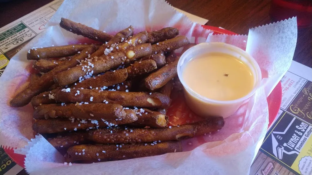 Pretzel Fries with Cheese